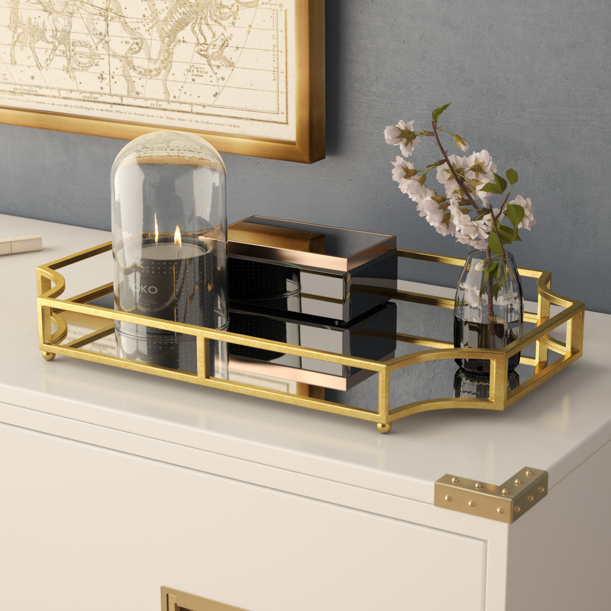 Greyleigh Aayush Metal Mirrored Ornate Scalloped Decorative Vanity Tray Reviews Wayfair Greyleigh Aayush Metal Mirrored Ornate Scalloped Decorative Vanity Tray Reviews Wayfair