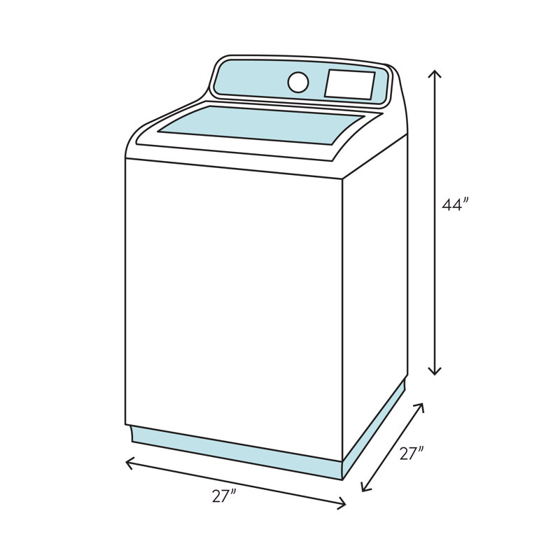 Ge Appliances 4 6 Cu Ft Energy Star High Efficiency Top Load Washer Reviews Wayfair