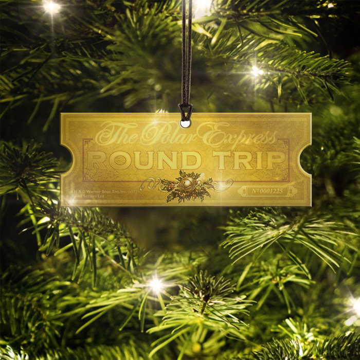 Trend Setters Polar Express Train Hanging Ticket Shaped Decoration