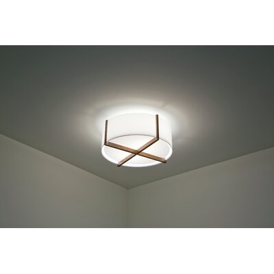 Plura 1 Light Led Flush Mount Cerno Size 638h X 18w X 18d