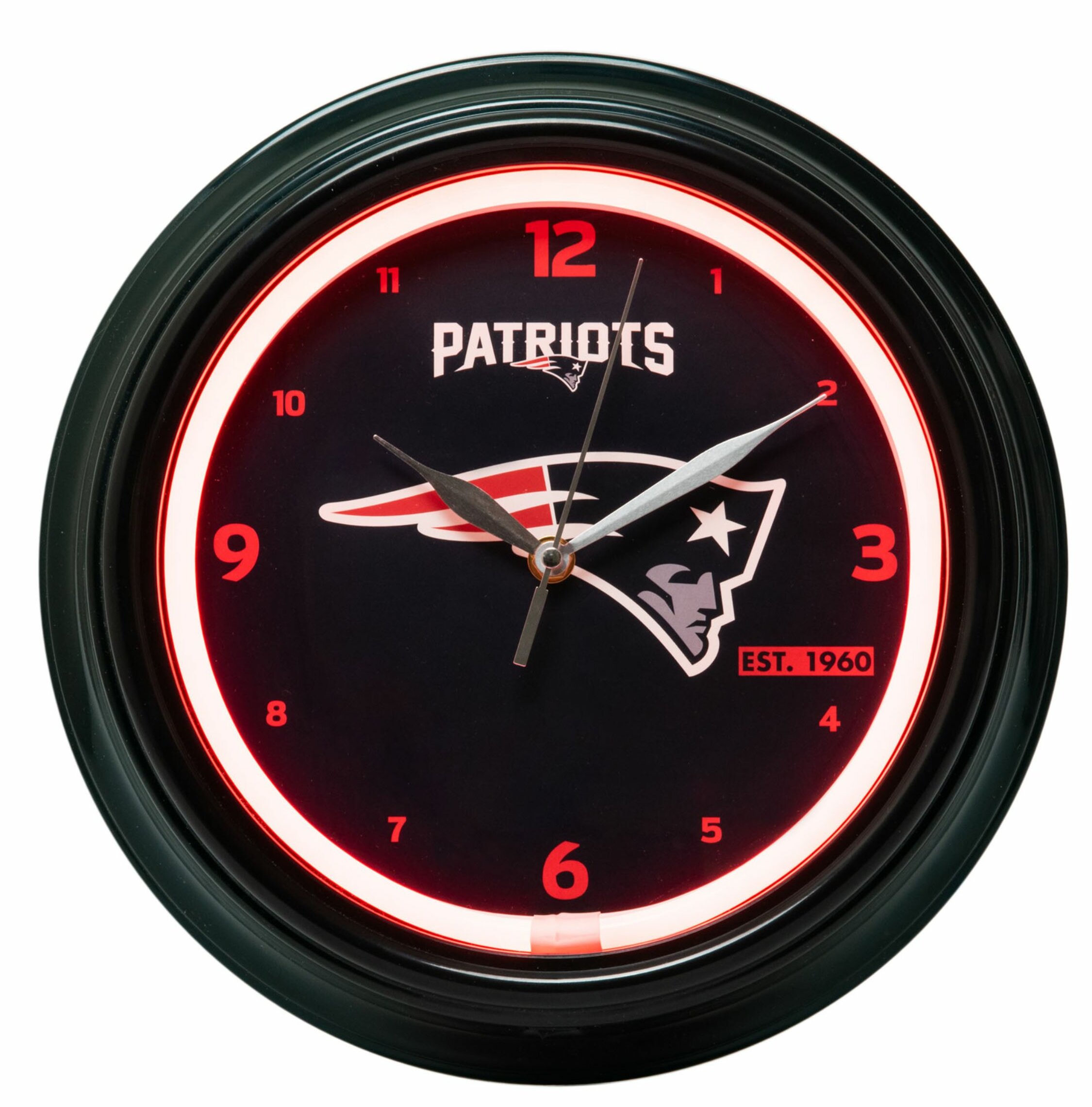 Forever Collectibles New England Patriots Nfl Led 10 Wall Clock Wayfair