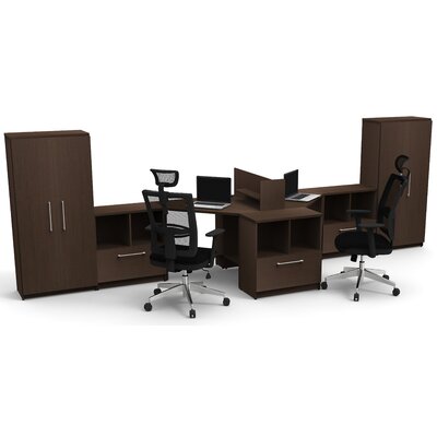 Reception Corner Desk With Seating Collaboration Furniture Model