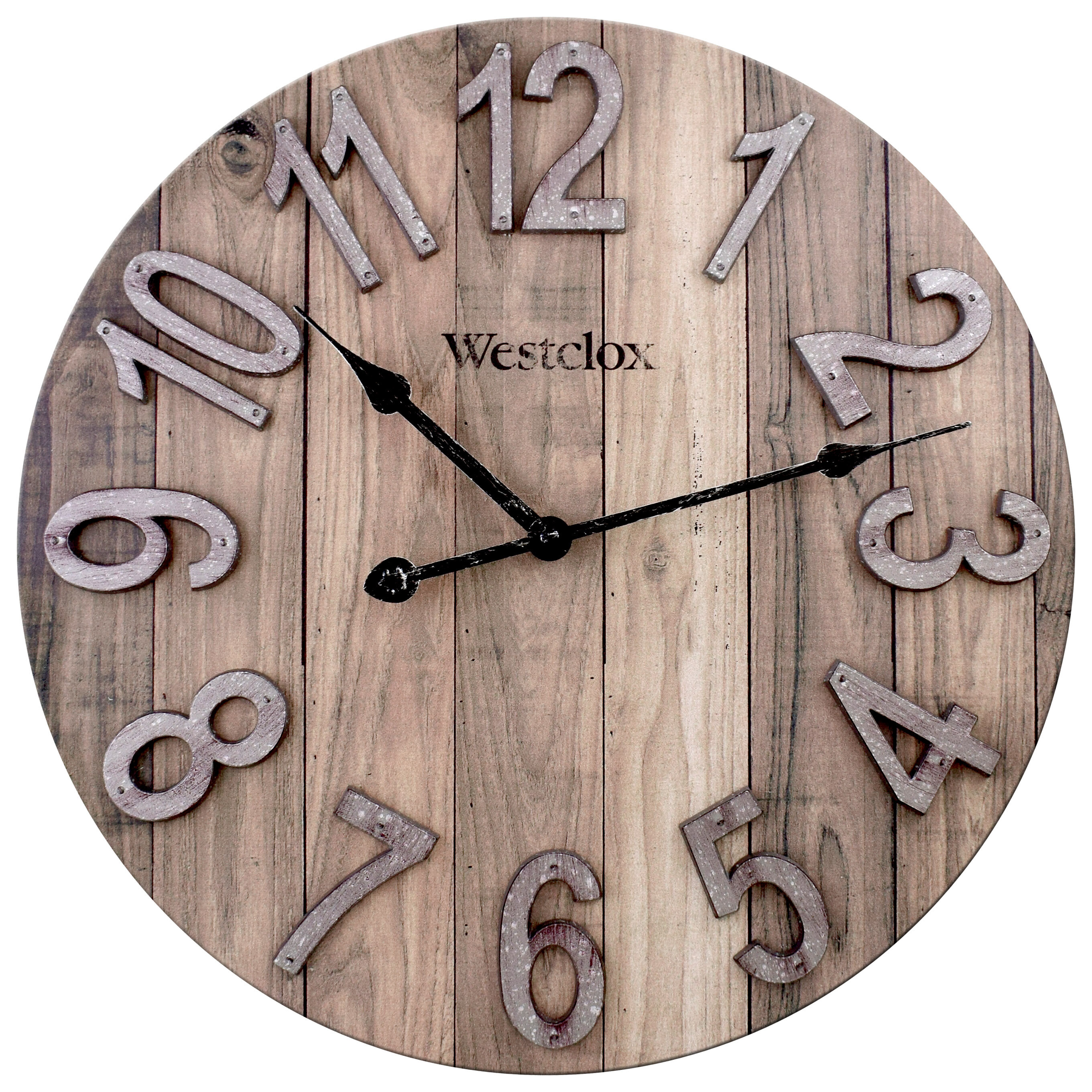 Westclox 155 Farmhouse Wall Clock Reviews Wayfair