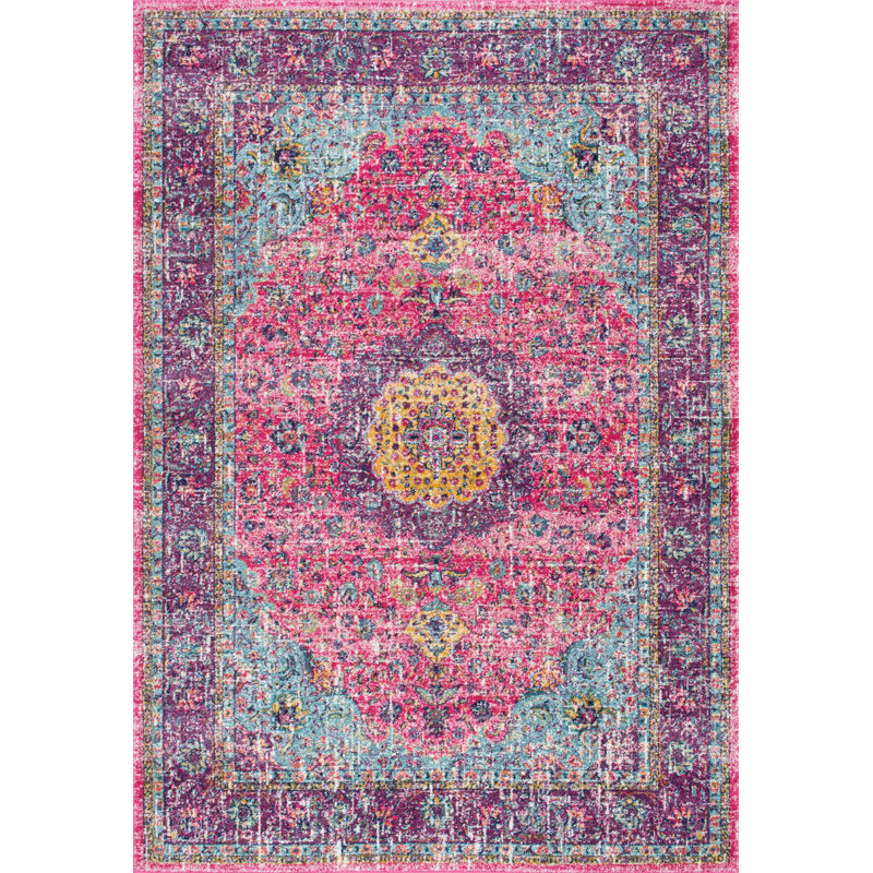 Laude Vive Darcia Pink Purple Rug Reviews Wayfair Co Uk Laude Vive Darcia Pink Purple Rug