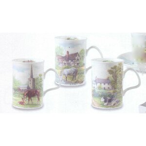 6 Piece Roy Kirkham Lancaster Mug Set