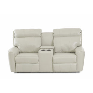 Go to store & view more images Red Barrel Studio Chau Solid Power Reclining Loveseat with Console