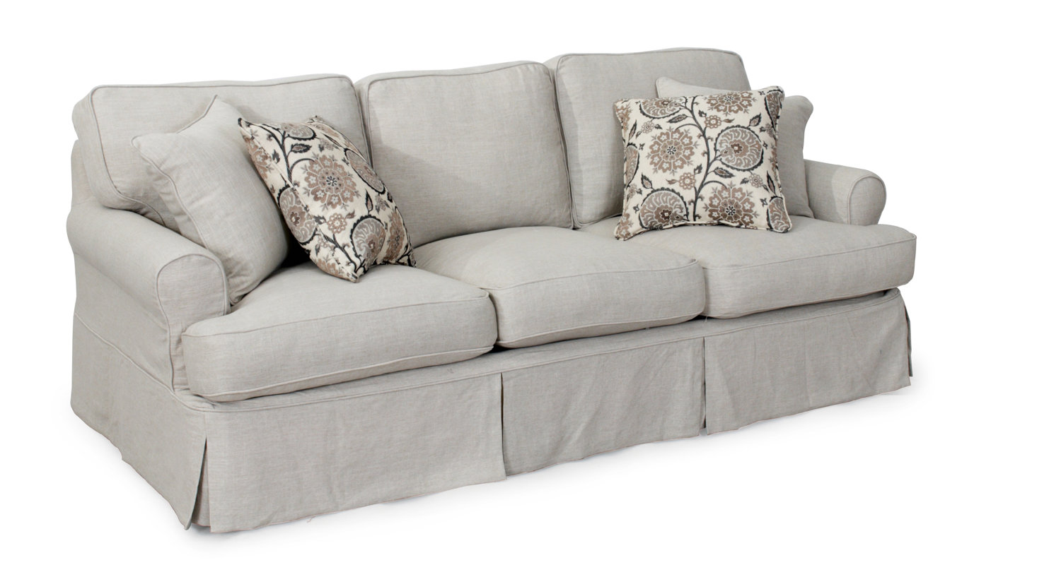 Callie T-Cushion Sofa Slipcover Set