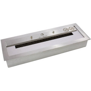 Bloc Adjustable Ventless Burner Ethanol Fireplace Insert with Box by Bio-Blaze