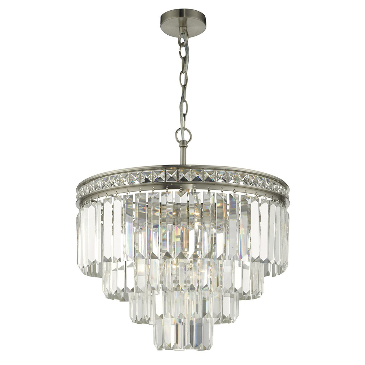 Dar Lighting Vyana 4 Light Crystal Chandelier Reviews Wayfair Co Uk