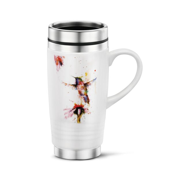 August Grove Esentepe Peewee Hummingbird Travel Latte Mug Wayfair