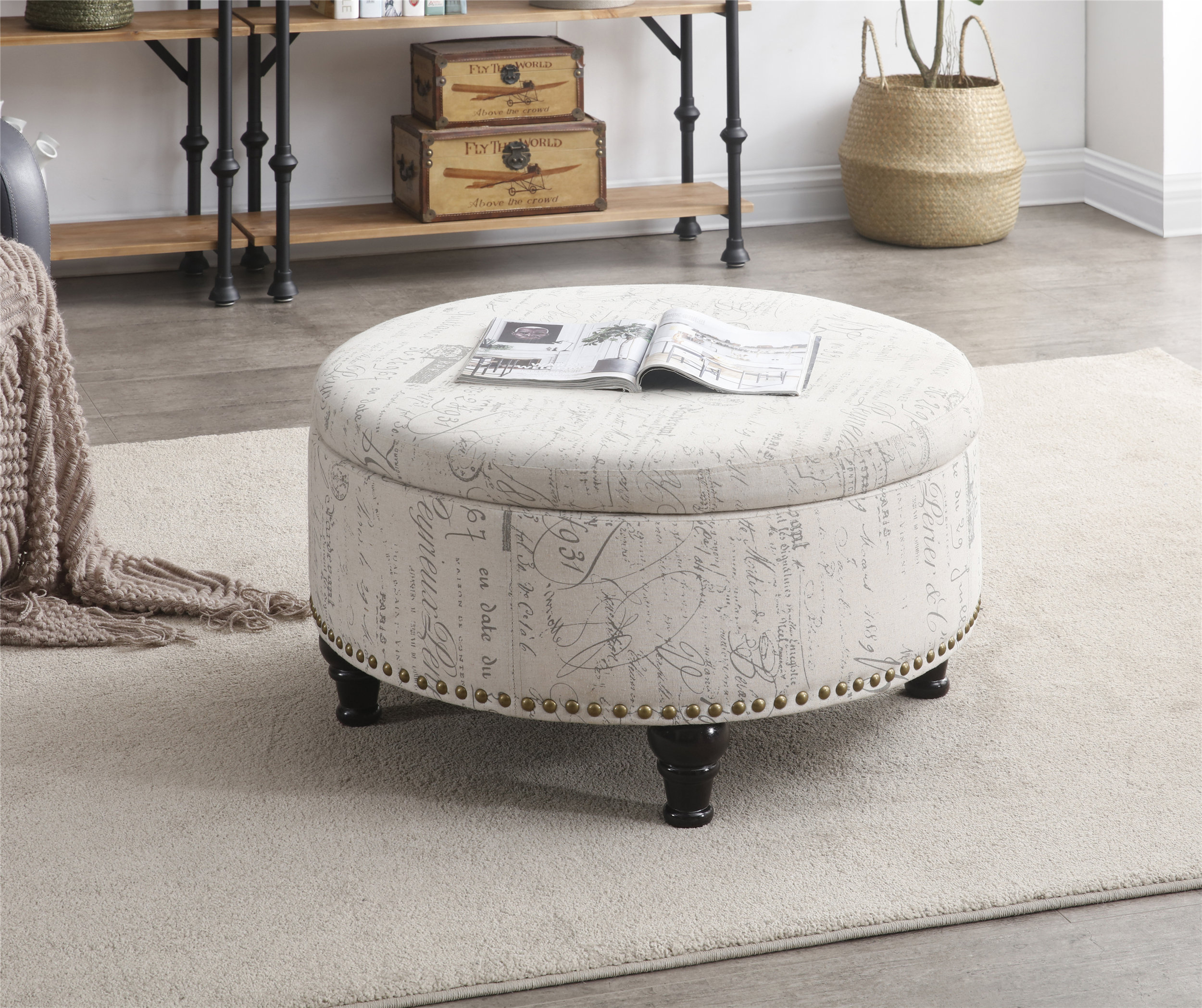 Maron Storage Ottoman Maron Storage Ottoman