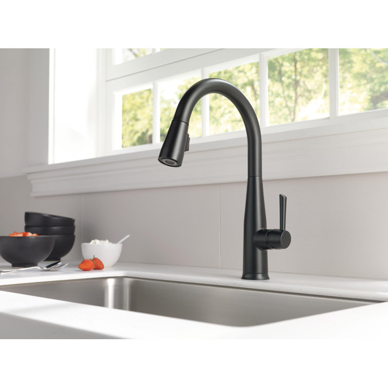Essa Pull Down Single Handle Kitchen Faucet with MagnaTite Docking and  Touch2O Technology
