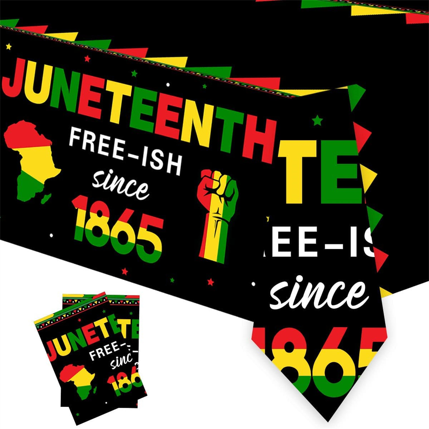 The Holiday Aisle® 2 Packs Happy Table Clothes Freedom Day