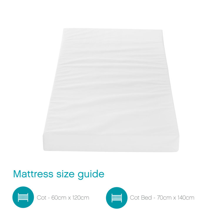 cot mattress dimensions