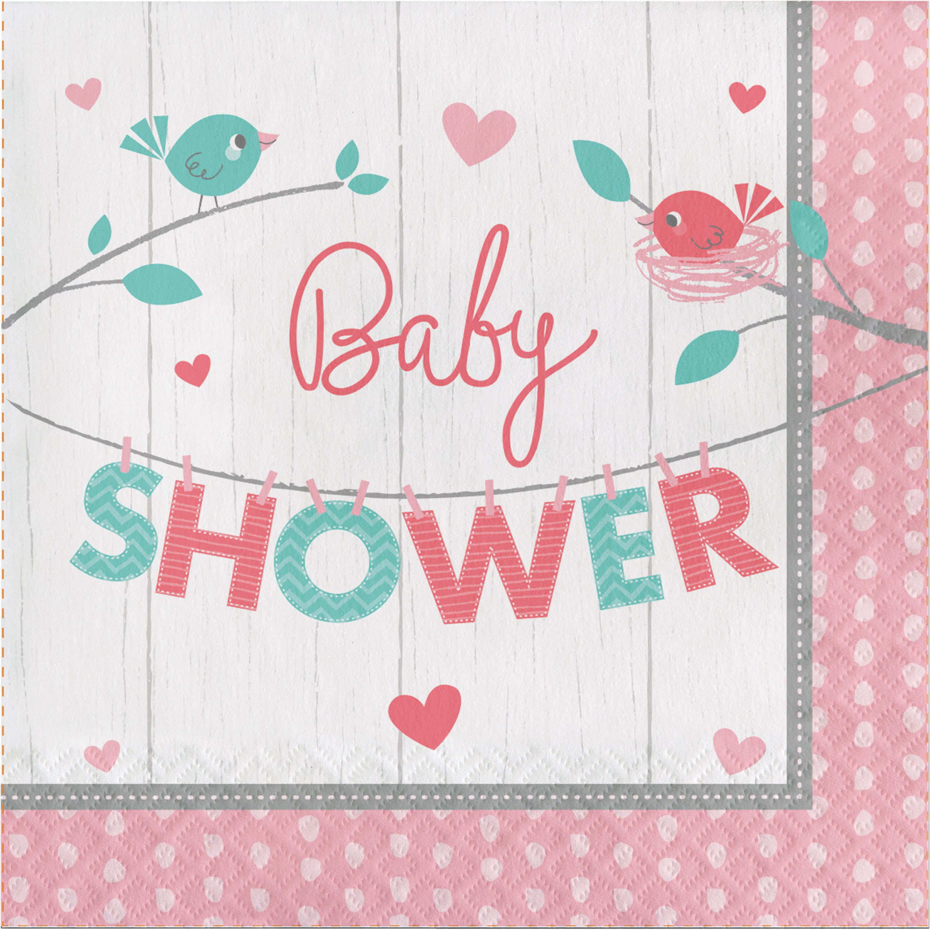 Creative Converting Hello Baby Girl Baby Shower 6 5 Napkin Wayfair