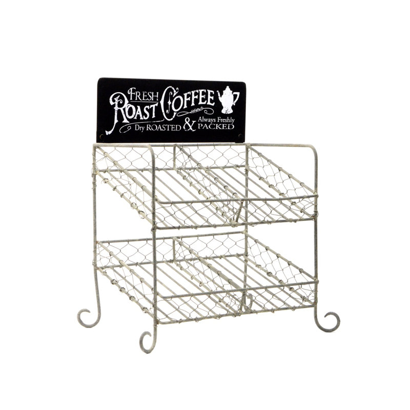Treasure Gurus Chicken Wire K Cup Holder Caddy Coffee Pod Storage