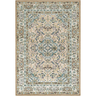 Chenille Rugs You Ll Love Wayfair Sonnet Fl Teal Beige Area Rug