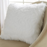 fluffy pillows white