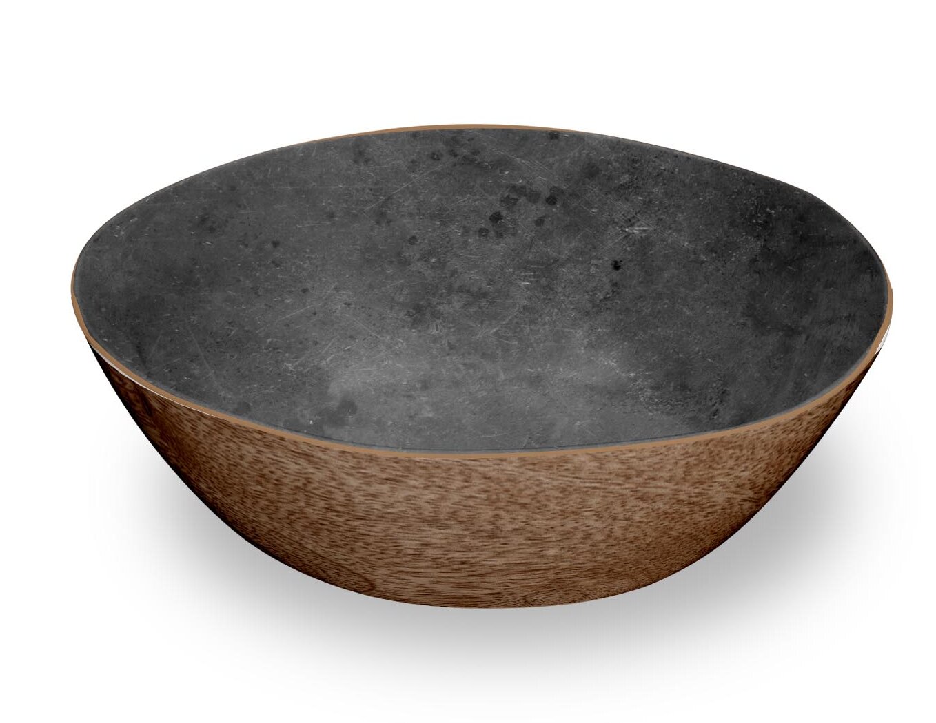 Black SHALL Housewares 65608 B S 4 Piece Melamine Serving Bowl