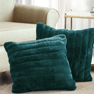 Printed Square Cushion Cover Faux Silk Pillow Case Sofa Decor Throw 16"X 16"