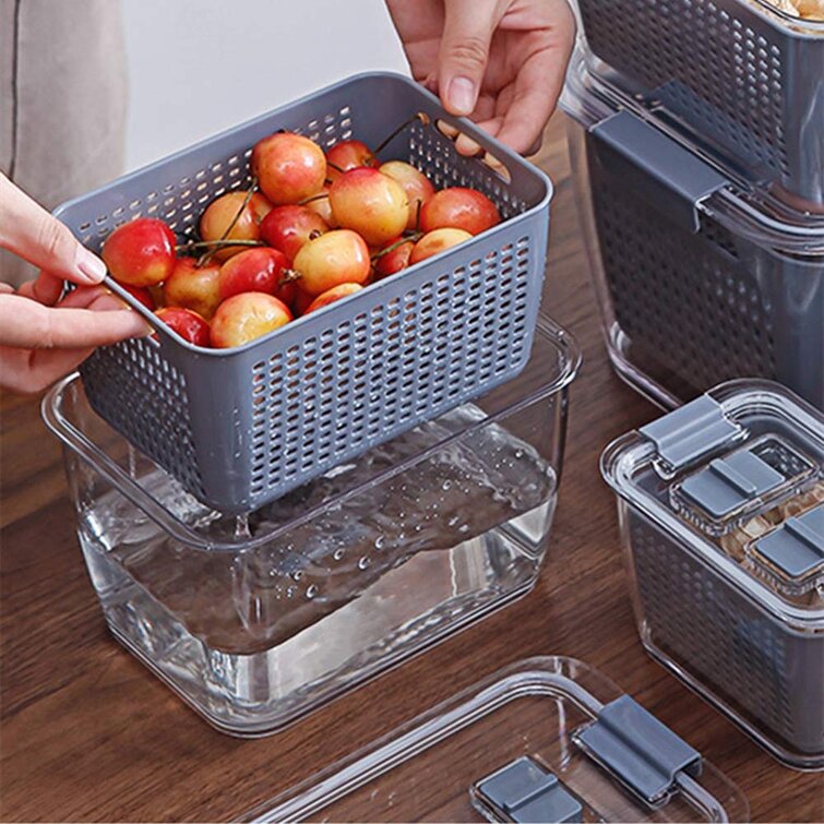 Fresh Produce Vegetable Fruit Storage Containers 0.48L