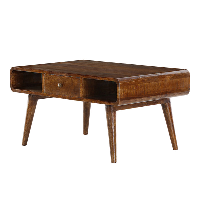 George Oliver Solid Wood Coffee Table With Storage Reviews
