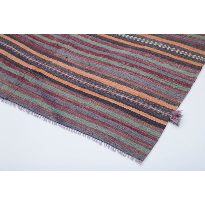 Bloomsbury Market One Of A Kind Knockout Hand Knotted 1960s Turkish Orange Red 4 X 9 Runner Area Rug Wayfair