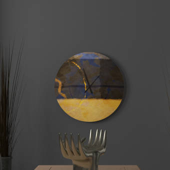 East Urban Home Jules Wall Clock Wayfair