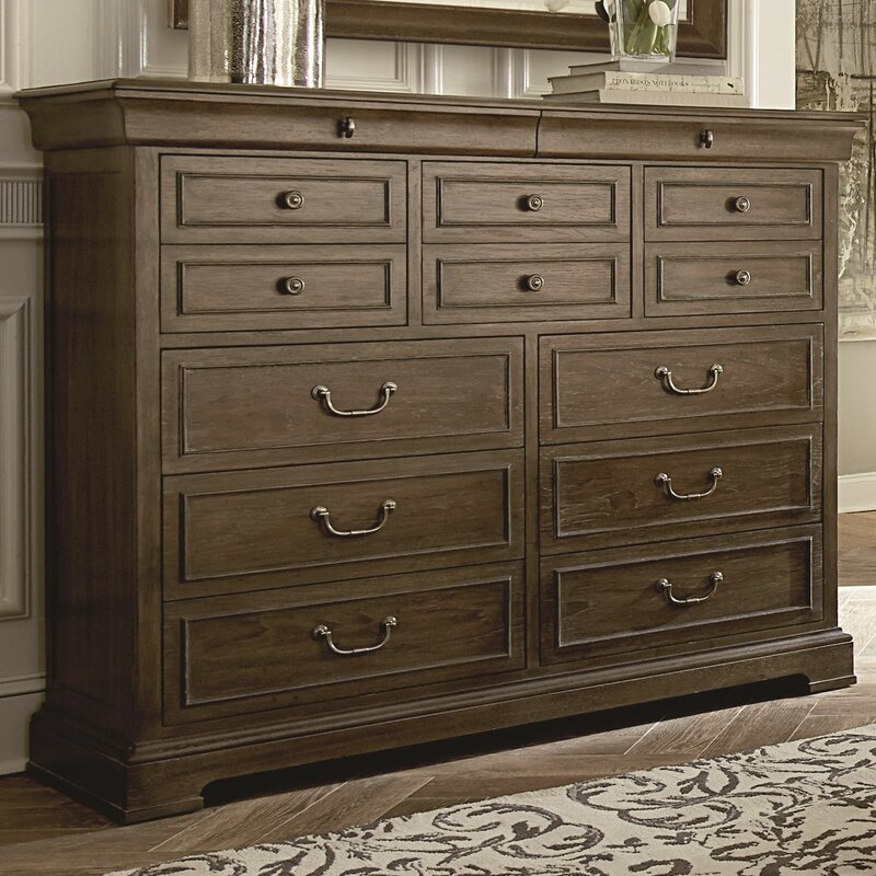 Darby Home Co Pond Brook 14 Drawer Dresser Reviews Wayfair