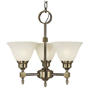 Taylor 3-Light Shaded Chandelier