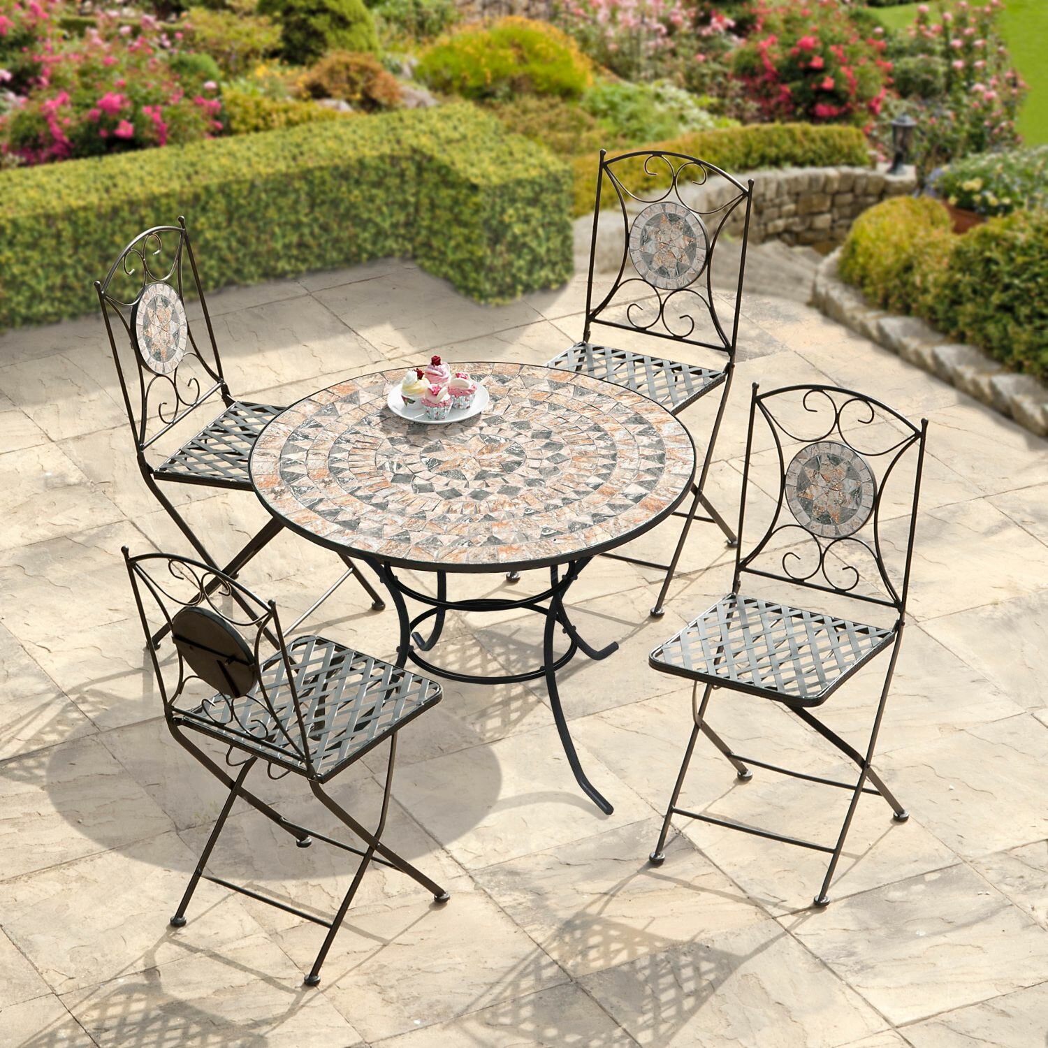 4 seater bistro patio set