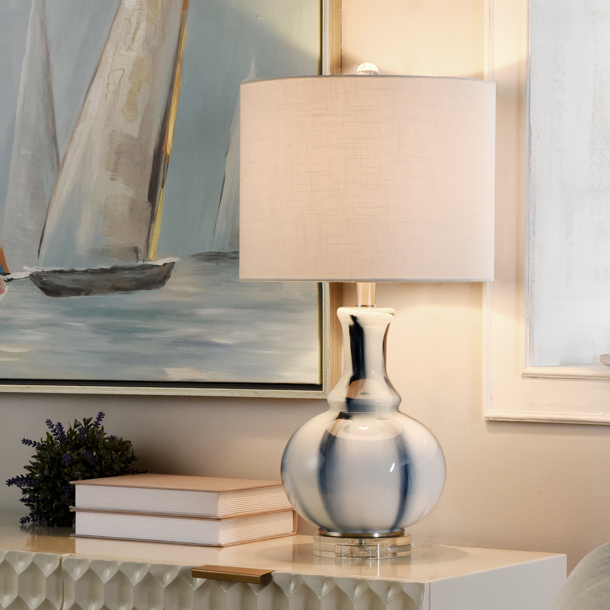 wayfair glass lampshade