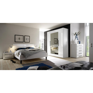 Anpassbares Schlafzimmer-Set Mona, 180 x 200 cm von Homestead Living