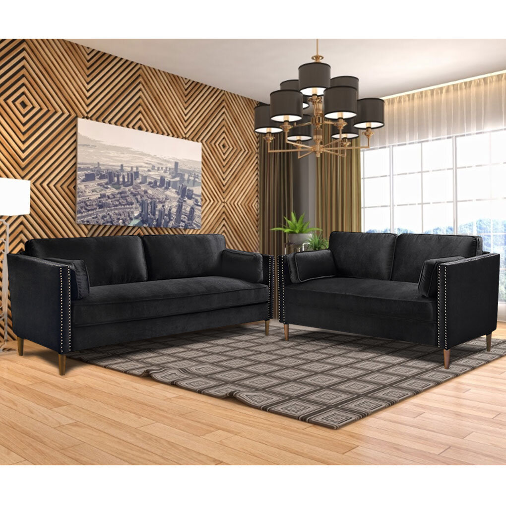 Black Blue Living Room Sets Youll Love In 2021 Wayfair