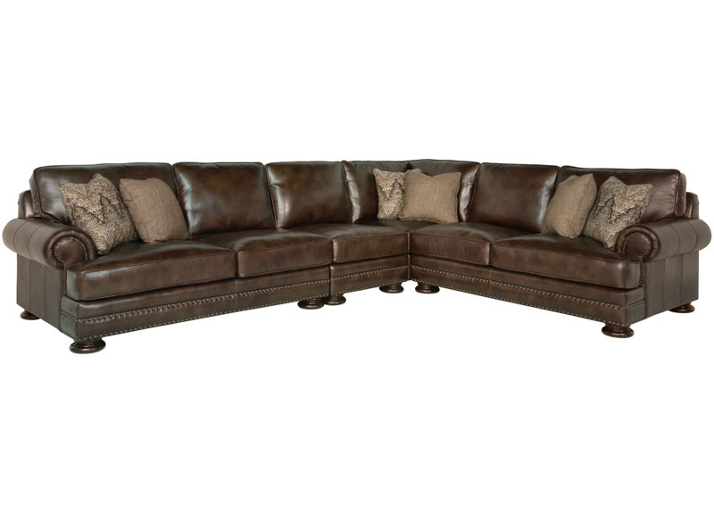 Bernhardt Foster Leather Modular Sectional Wayfair Foster Leather Modular Sectional