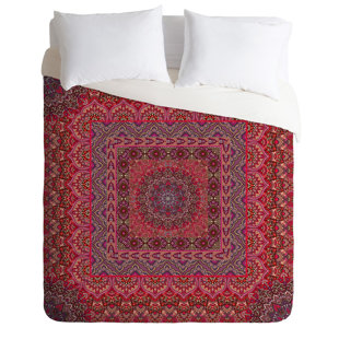 Go to store & view more images Bungalow Rose Jade Squared Duvet Cover Set