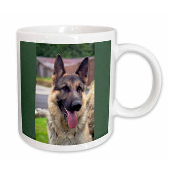 East Urban Home A German Shepherd Dog By Ery Zandria Muench Beraldo Coffee Mug Wayfair