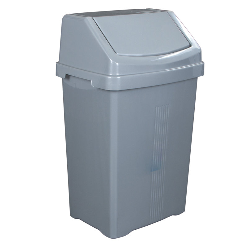 Wayfair Basics Essentials 50 Litre Swing Top Rubbish Bin & Reviews