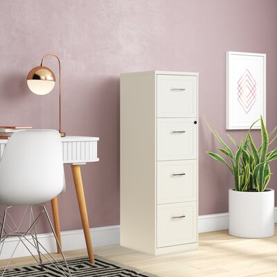 Cavitt 4-Drawer Vertical Filing Cabinet