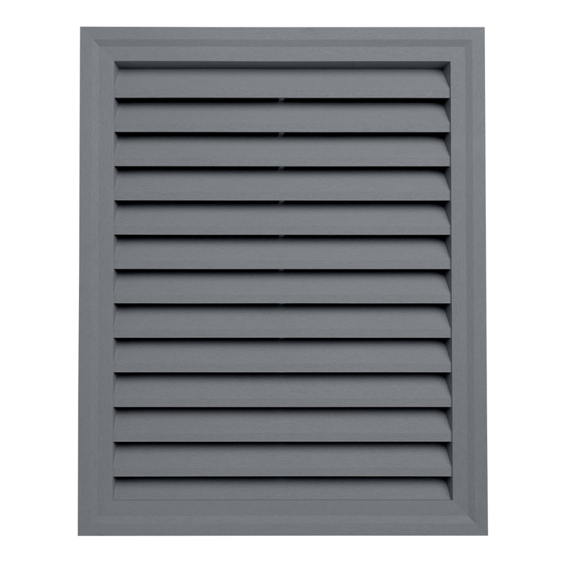 Ply Gem 30 X 24 Plastic Rectangular Louver Gable Vent Reviews Wayfair