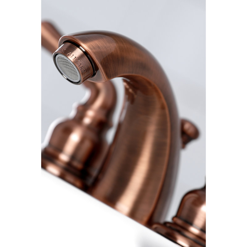 Kingston Brass Magellan Widespread Bathroom Faucet With Abs Pop Up