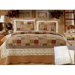 Cassian 7 Piece Reversible Quilt Set