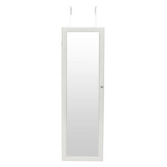 Harriet Bee Eddins Free Standing Jewelry Armoire With Mirror Wayfair