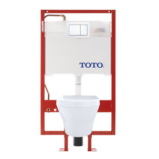 Go to store & view more images Toto MH Dual Flush D-Shape Wall Hung Toilet with Tornado Flush