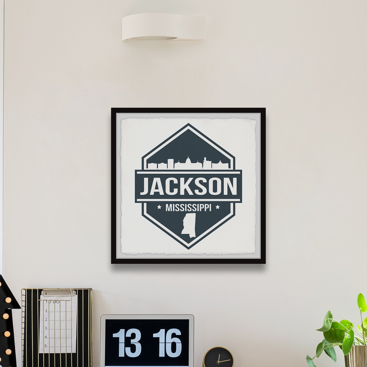 Ebern Designs Jackson MS by Marmont Hill Print Wayfair