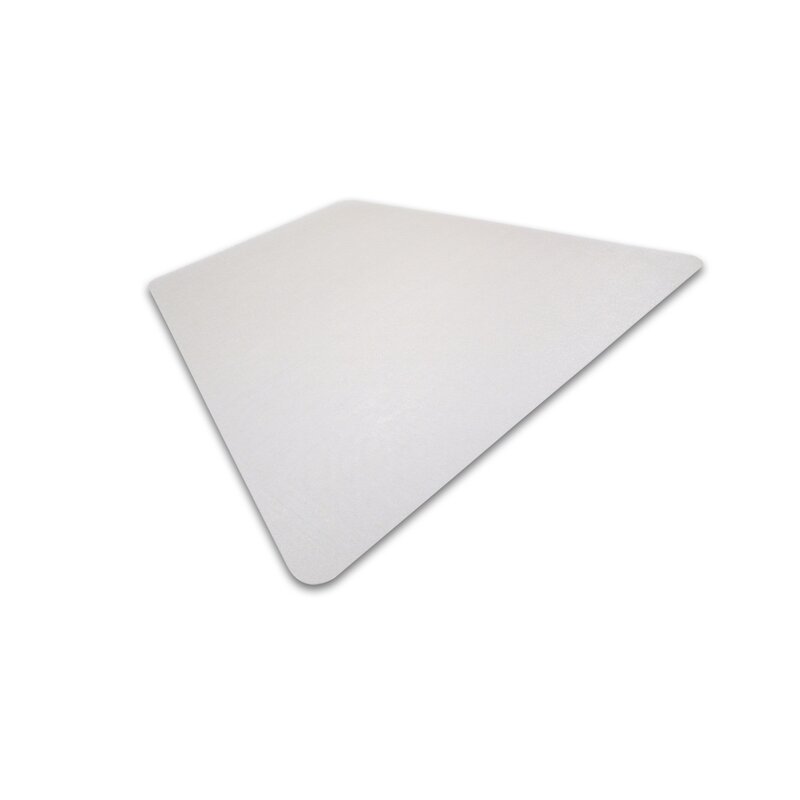 Floortex Cleartex Ultimat Polycarbonate Trapezoidal Chair Mat For