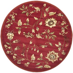 Taufner Red Area Rug