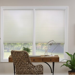 x 64 in 33 in Fade Resistant White Cordless Cellular Pleated Shades Honeycomb 