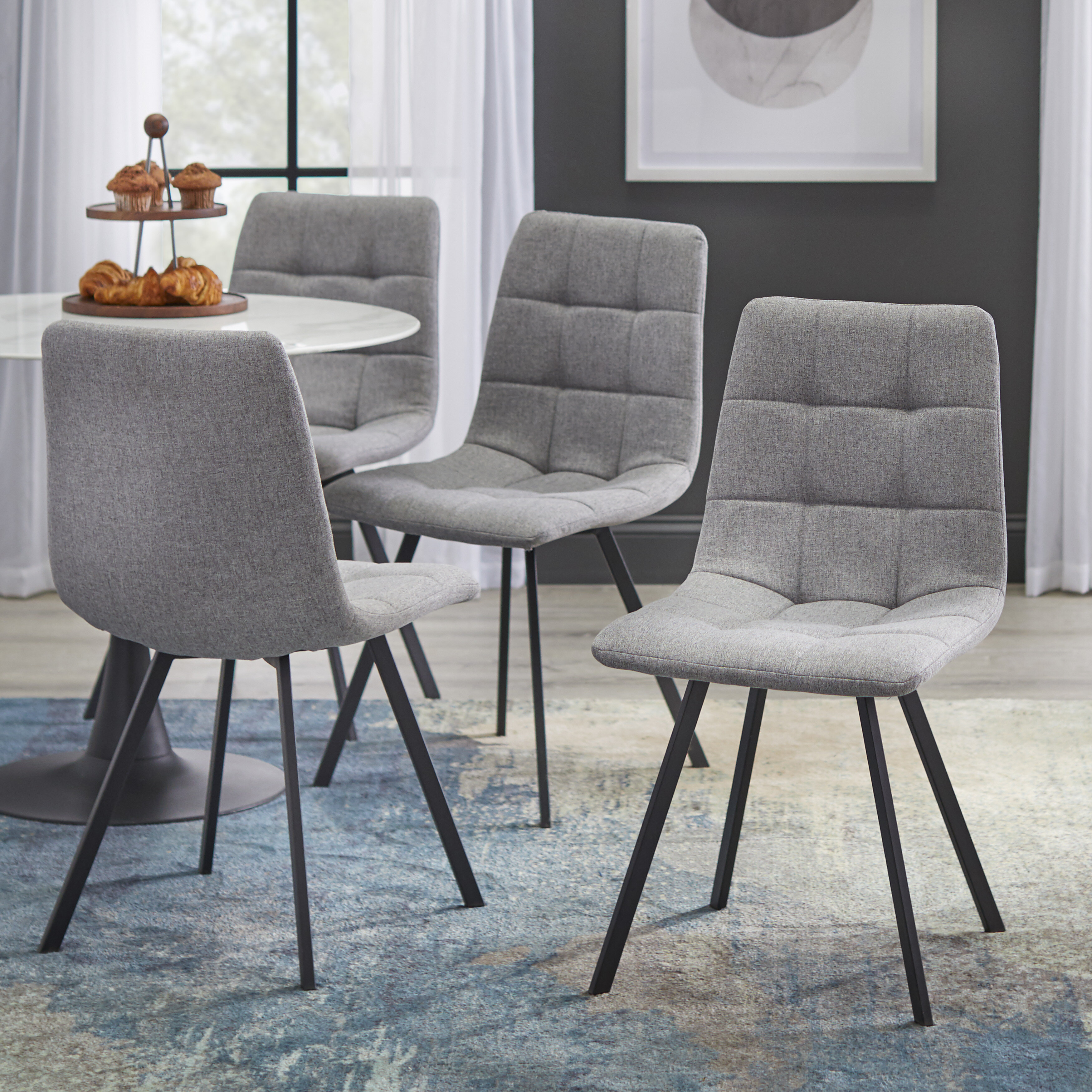 gray side chairs