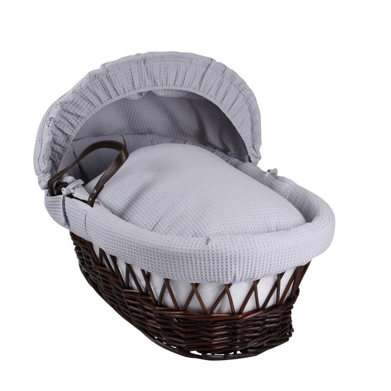 wayfair grey moses basket